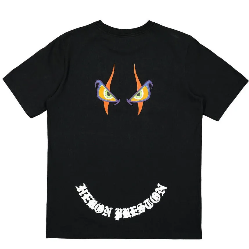 Heron Preston SS Tee OS Angry Eyes Black