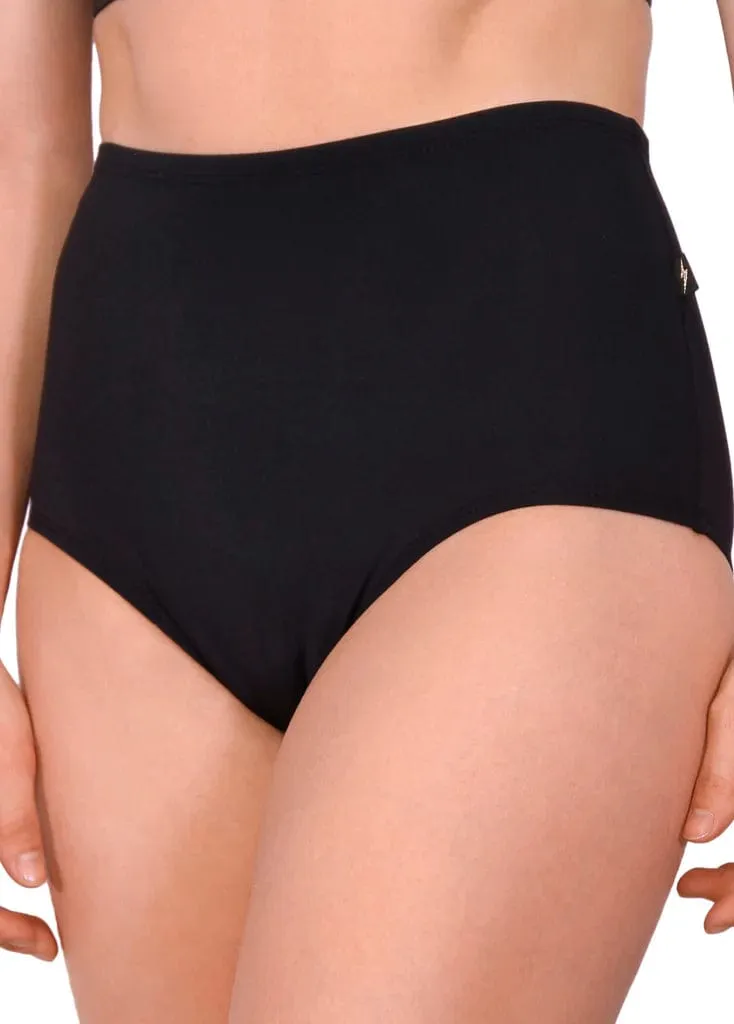 High Waisted Hot Pants - Black