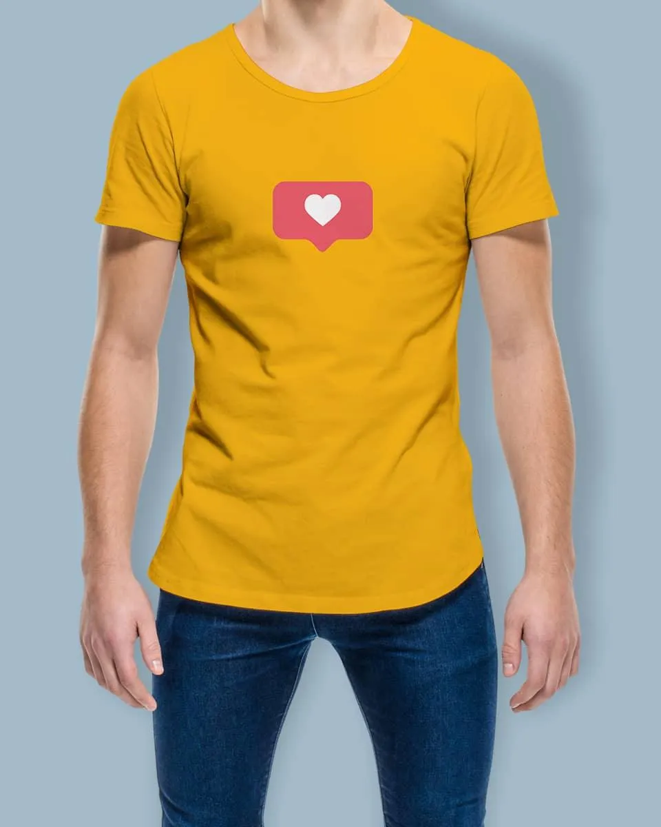 Insta Heart - Half Sleeve T-shirt