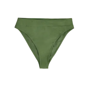 Maxi High Waist Bikini Panty - Khaki