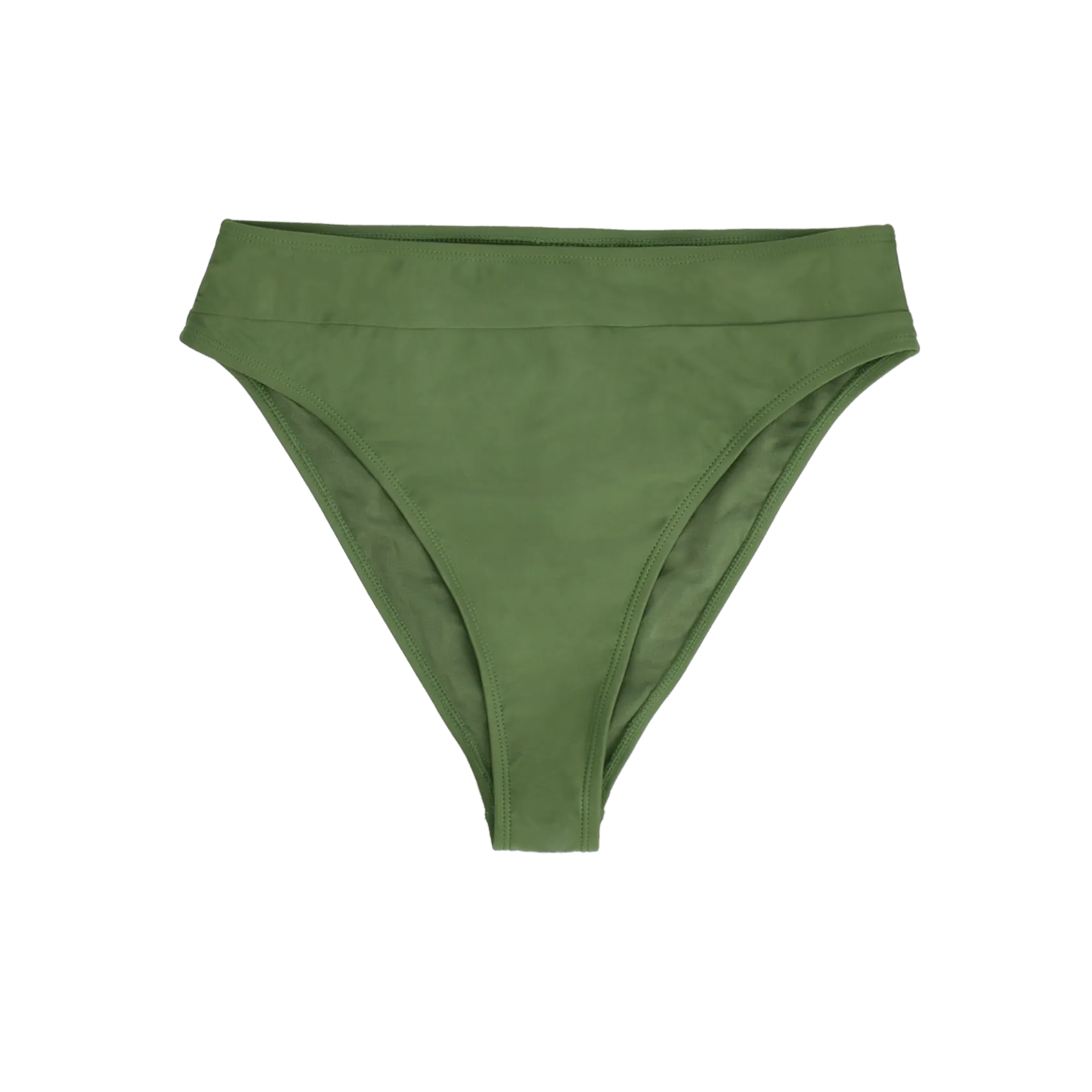 Maxi High Waist Bikini Panty - Khaki