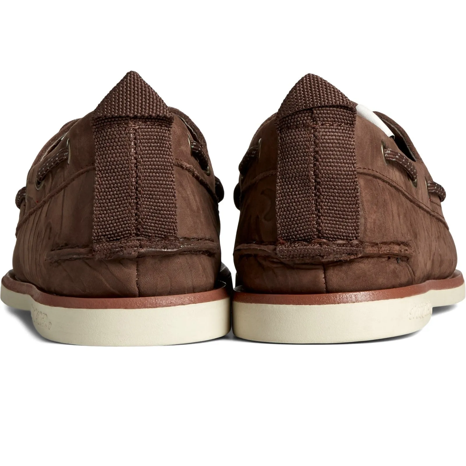 Men's Sperry X Herschel Authentic Original 2-Eye Boat Shoe Embossed Brown