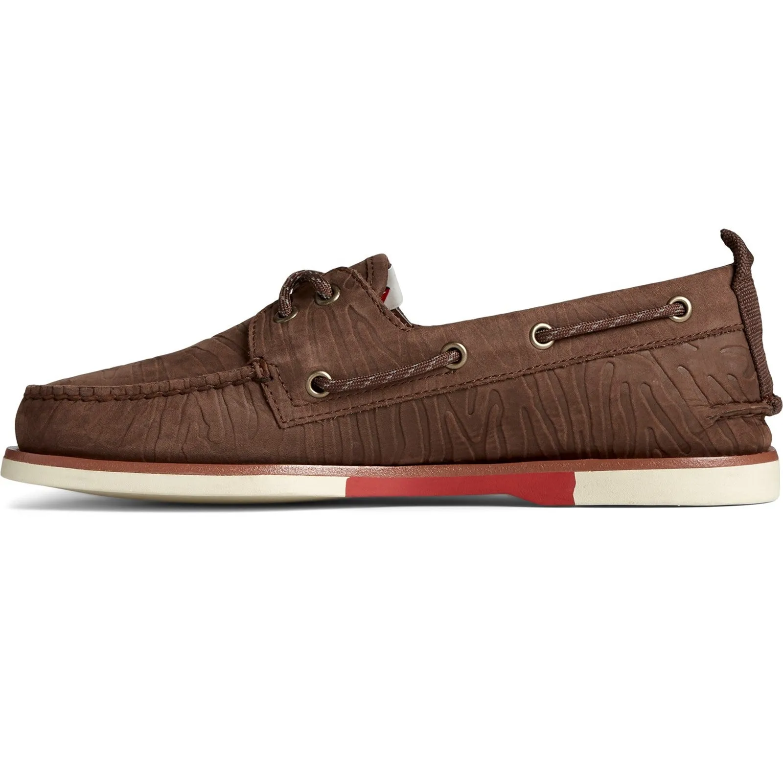 Men's Sperry X Herschel Authentic Original 2-Eye Boat Shoe Embossed Brown