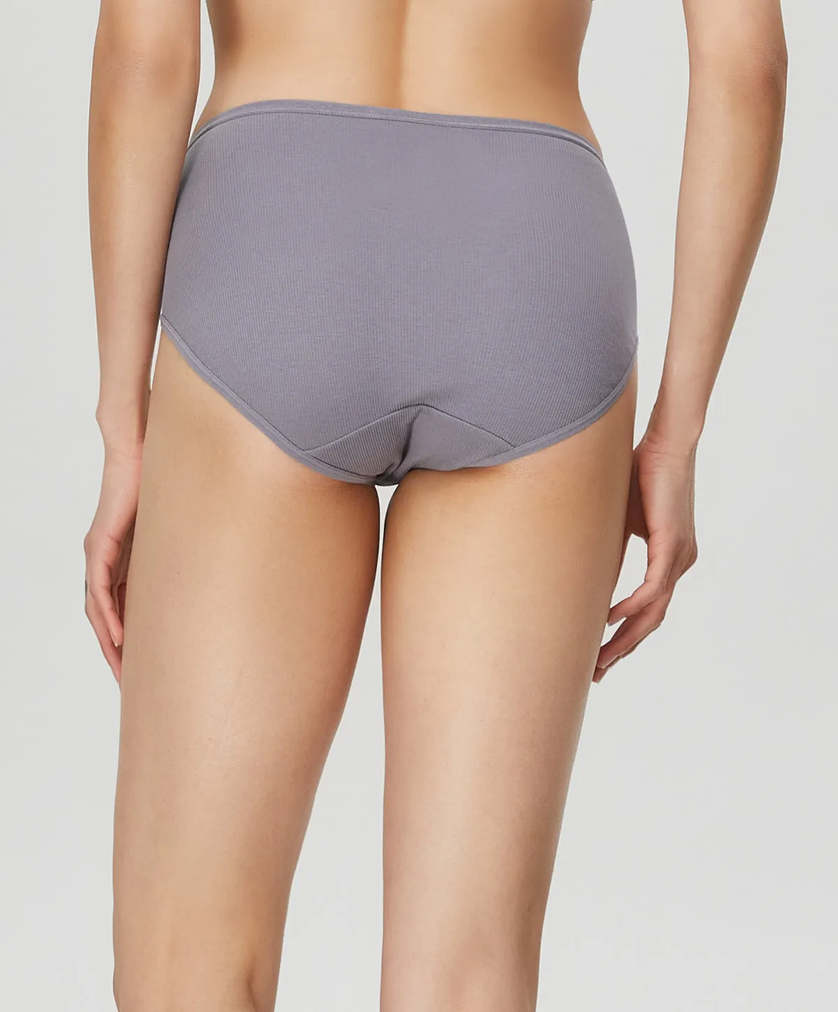 Modal Ribbed High-Waist Panty