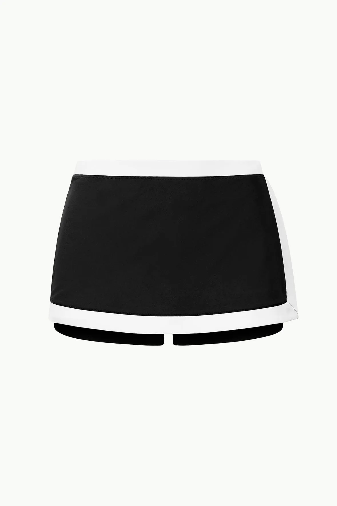 NELL SWIM SKIRT | BLACK WHITE