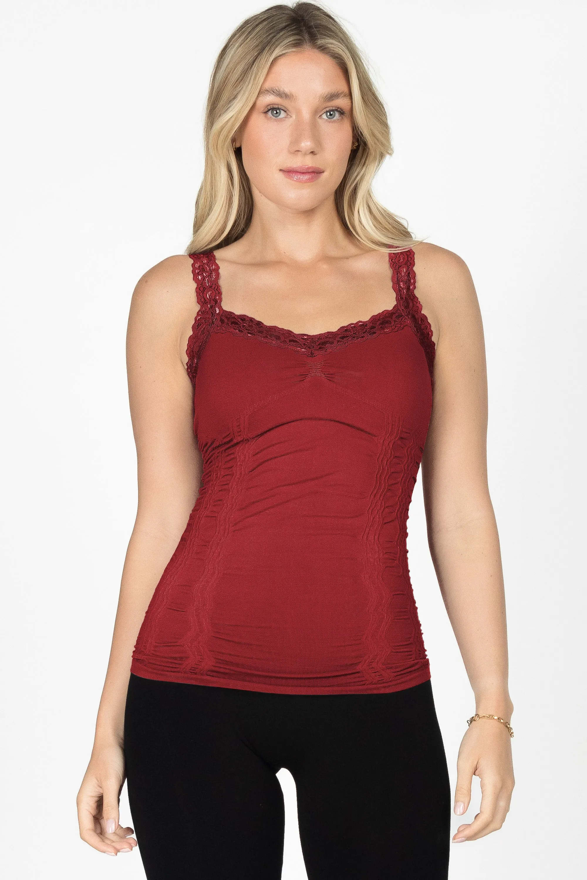 Seamless Corset Camisole with Lace - New Fall/Winter Colors