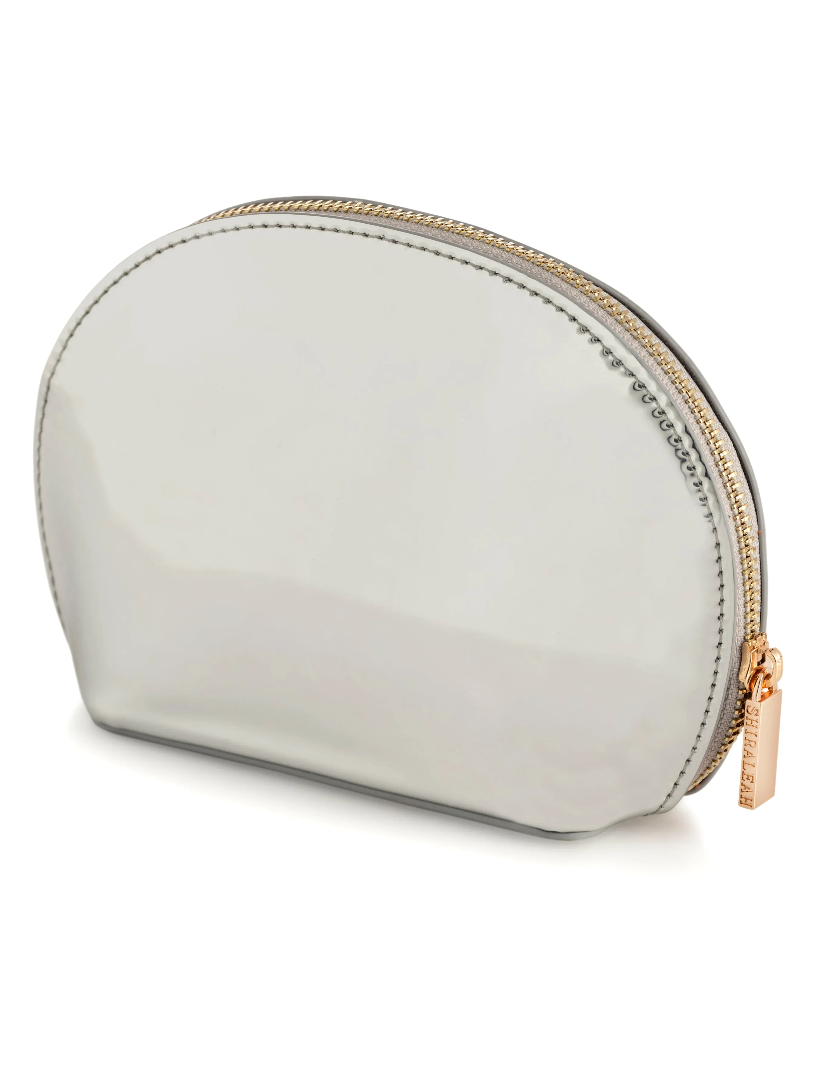 Shiraleah Clara Zip Pouch, Silver