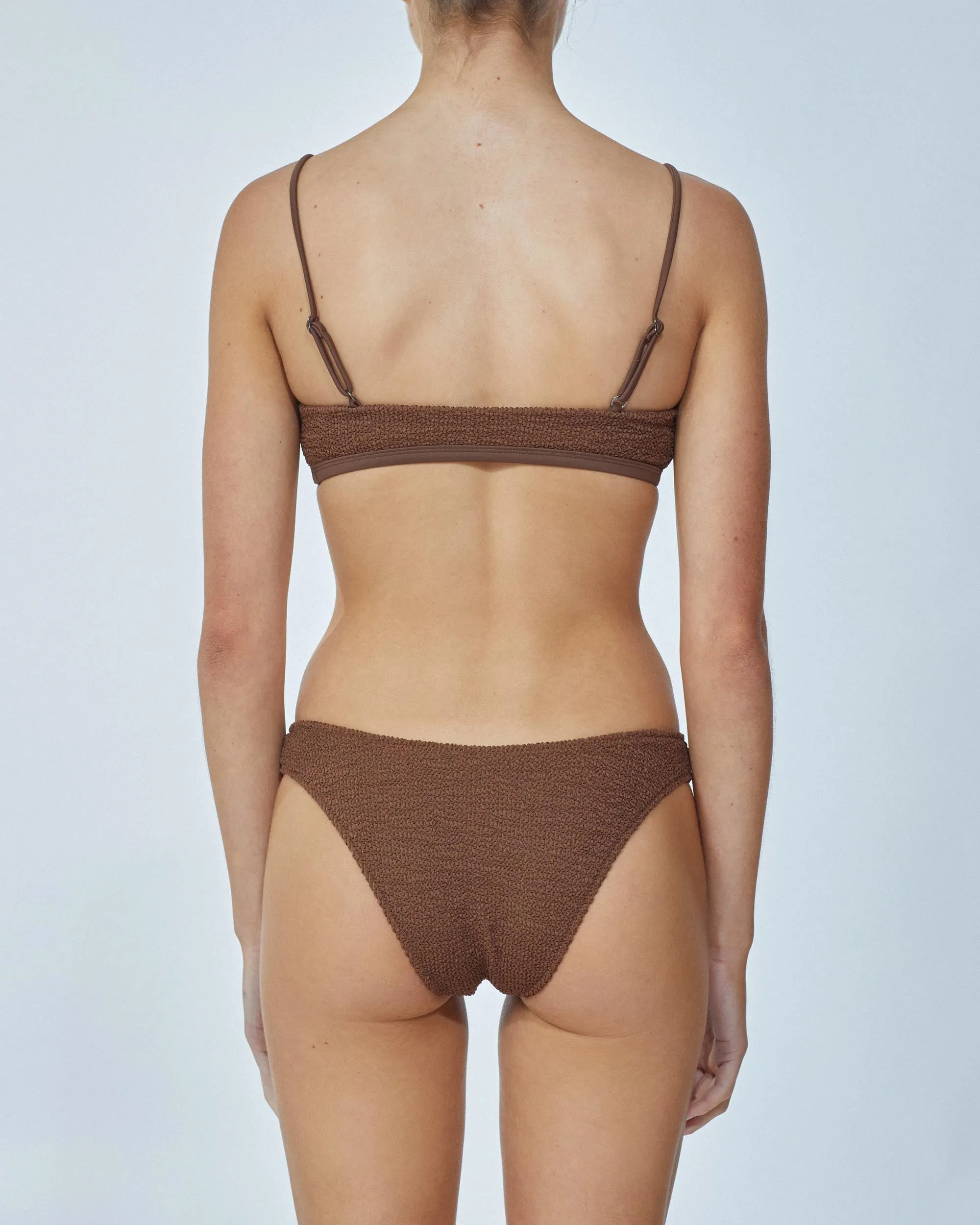 The Crop Top - Coffee Crimp