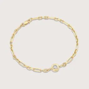 Tres Bracelet With White Diamond