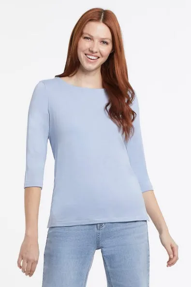 Tri 71610 Boat Neck Top