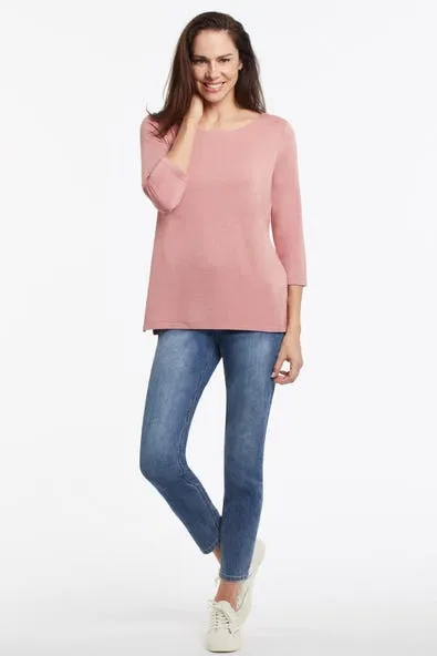 Tri 71610 Boat Neck Top