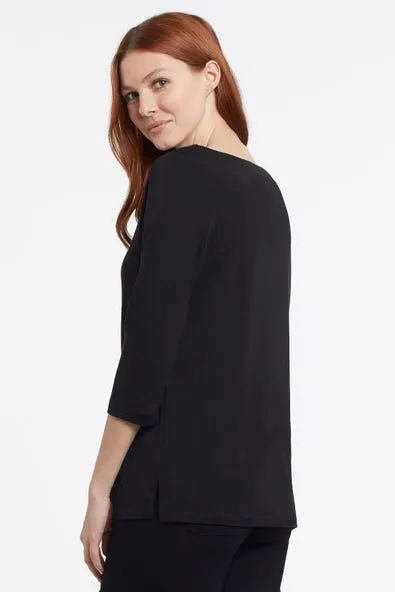 Tri 71610 Boat Neck Top