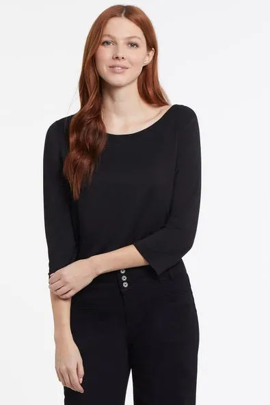 Tri 71610 Boat Neck Top