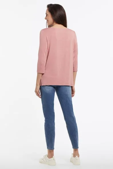 Tri 71610 Boat Neck Top