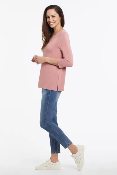 Tri 71610 Boat Neck Top